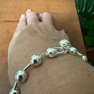 Jenny Bird Shiny Silver Bracelet